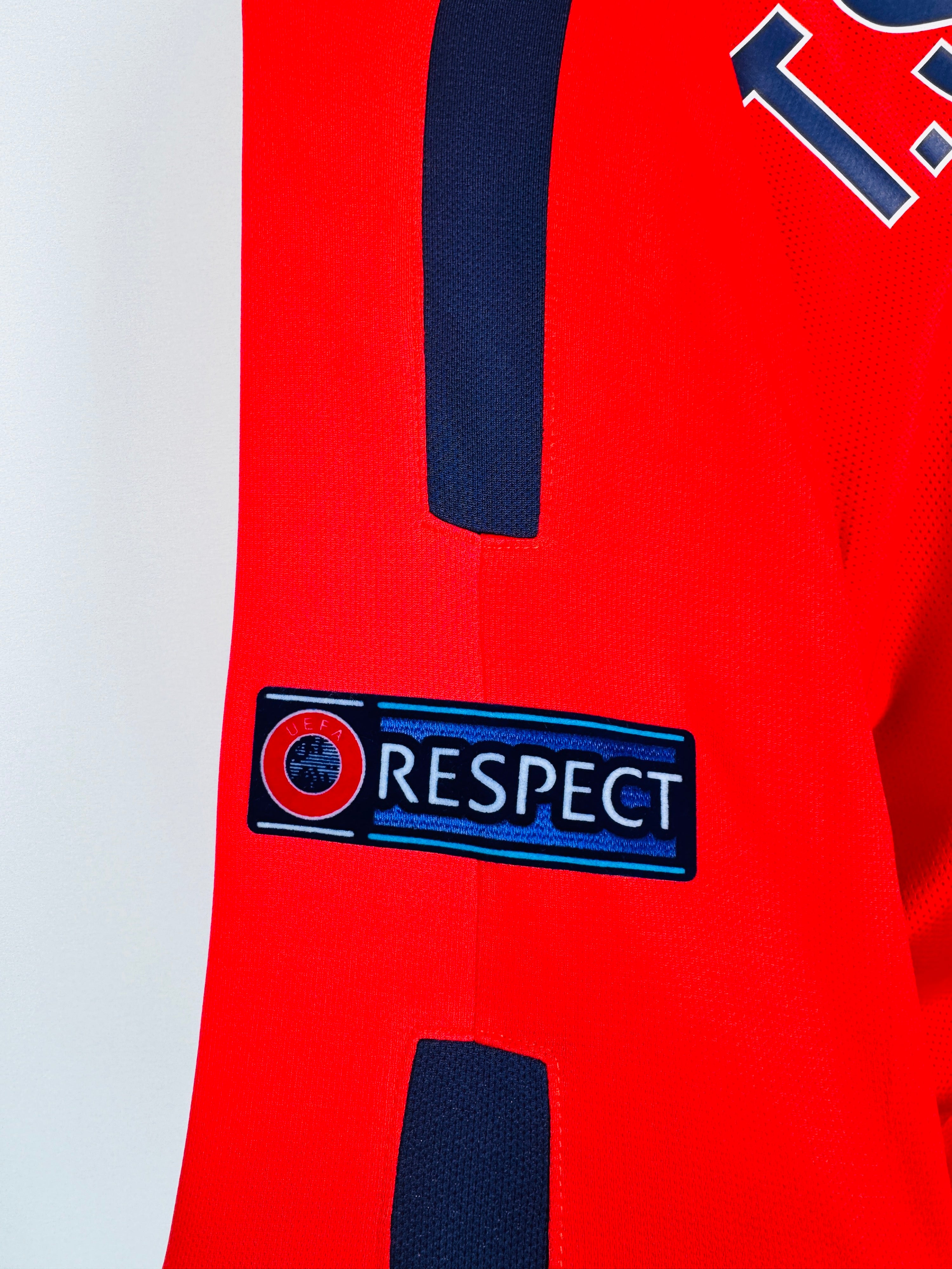 PSG 2014/2015 THIRD FOOTBALL JERSEY PRO STOCK - T.SILVA #2 (M)