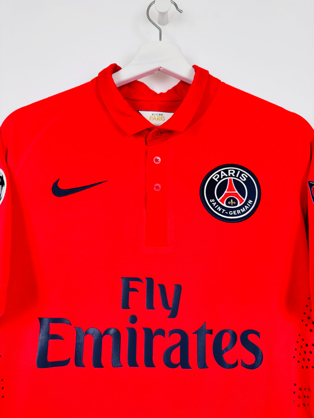 PSG 2014/2015 THIRD FOOTBALL JERSEY PRO STOCK - T.SILVA #2 (M)