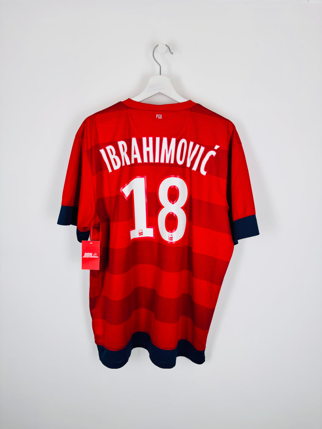PSG 2012/2013 AWAY FOOTBALL SHIRT - IBRAHIMOVIC #18 (XL)