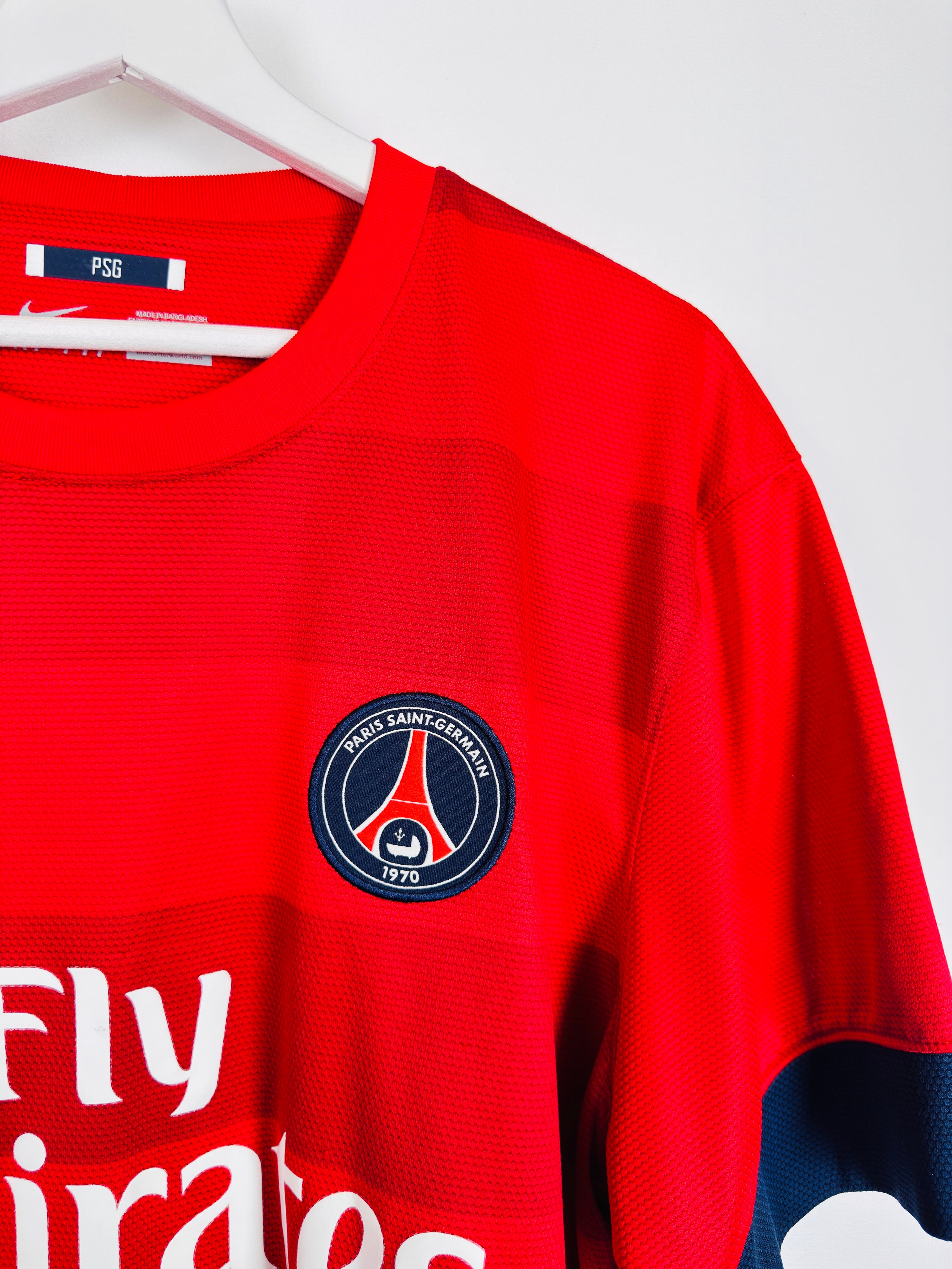 PSG 2012/2013 AWAY FOOTBALL SHIRT - IBRAHIMOVIC #18 (XL)