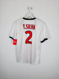PSG 2013/2014 AWAY FOOTBALL SHIRT - T.SILVA #2 (S)