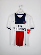 PSG 2013/2014 AWAY FOOTBALL SHIRT - T.SILVA #2 (S)