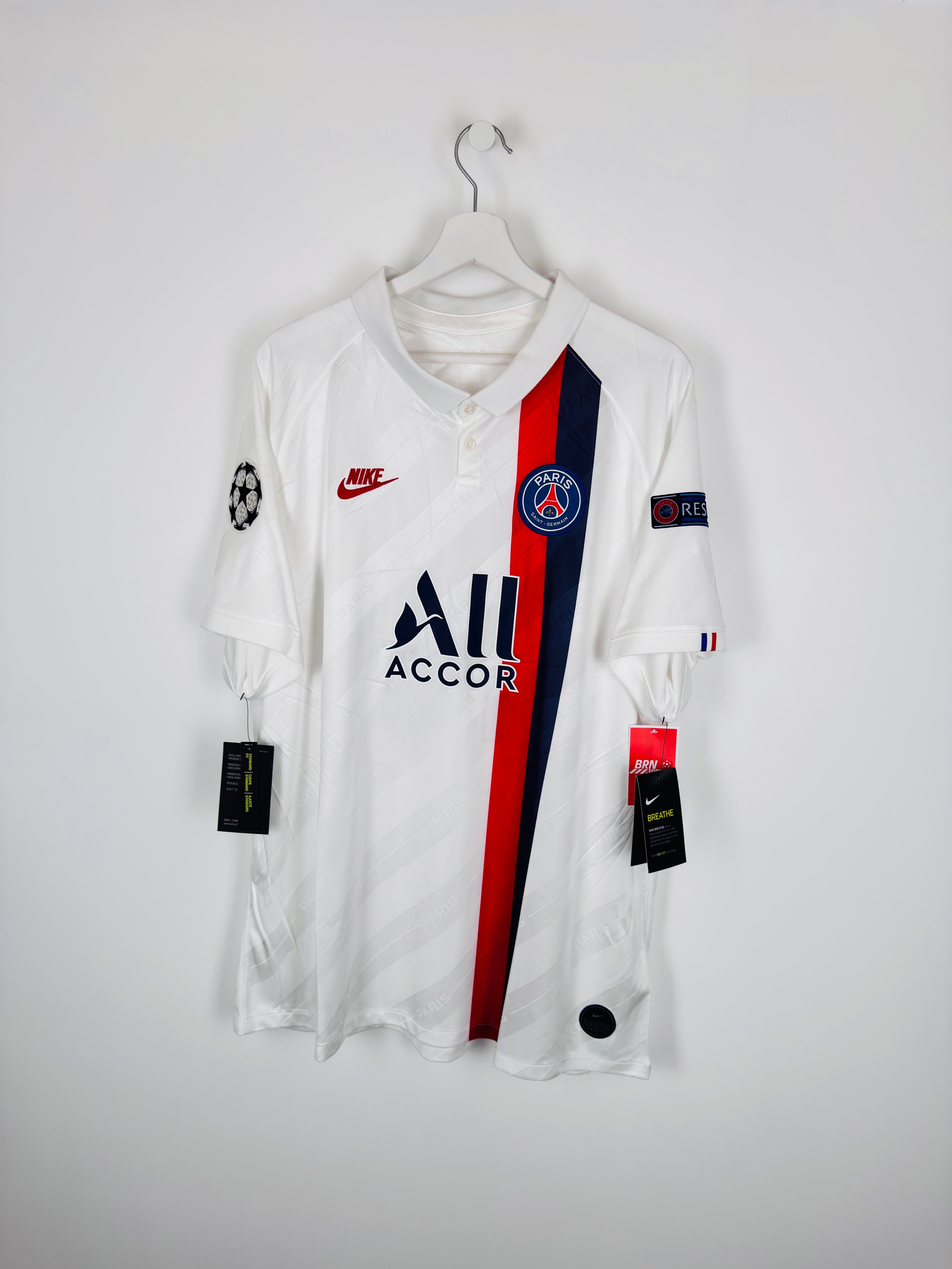 NEW 2019/2020 PSG THIRD FOOTBALL JERSEY - NEYMAR JR #10 (XXL)