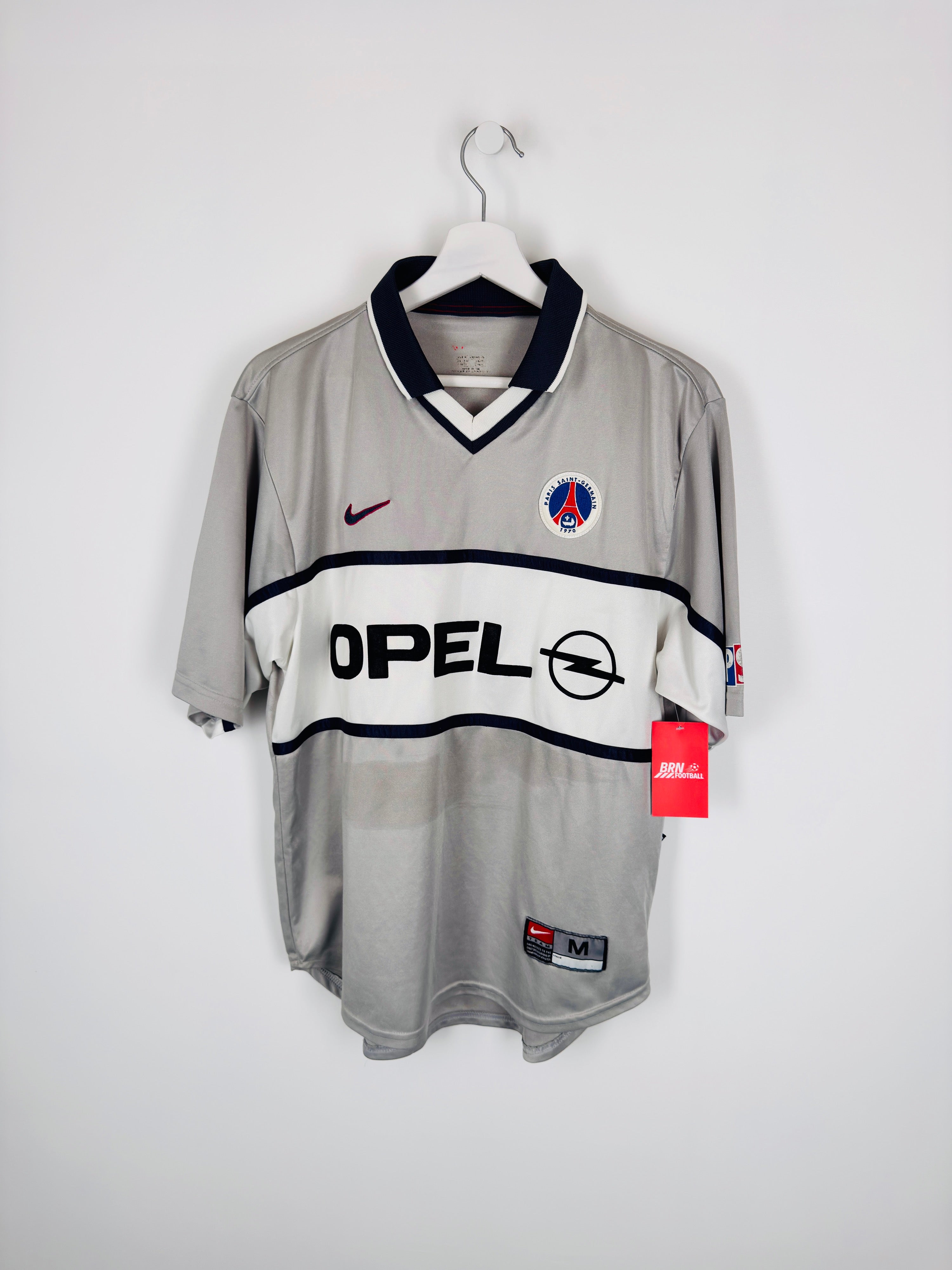 FOOTBALL JERSEY PSG 1999/2000 AWAY OPEL (M)