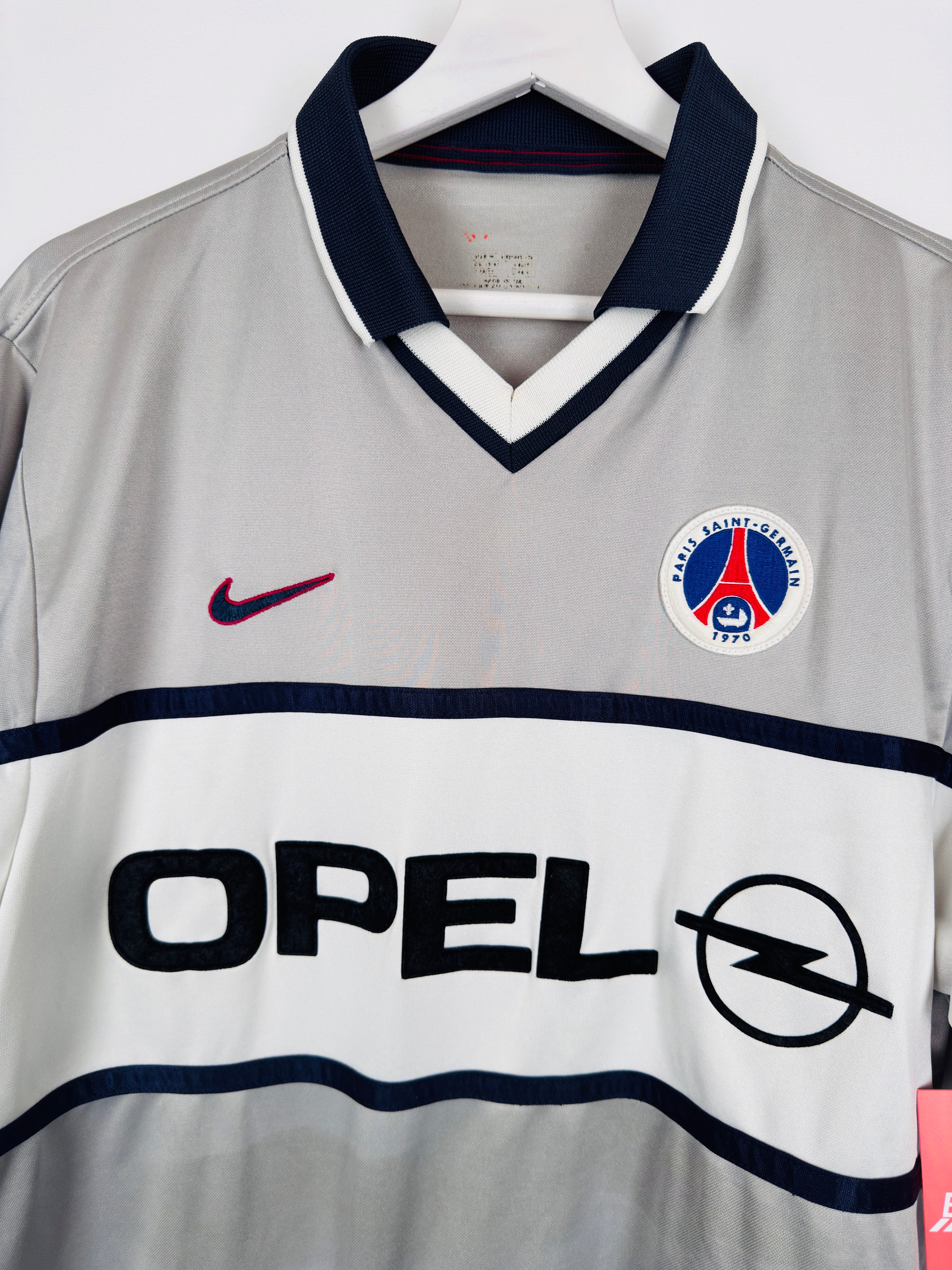 FOOTBALL JERSEY PSG 1999/2000 AWAY OPEL (M)