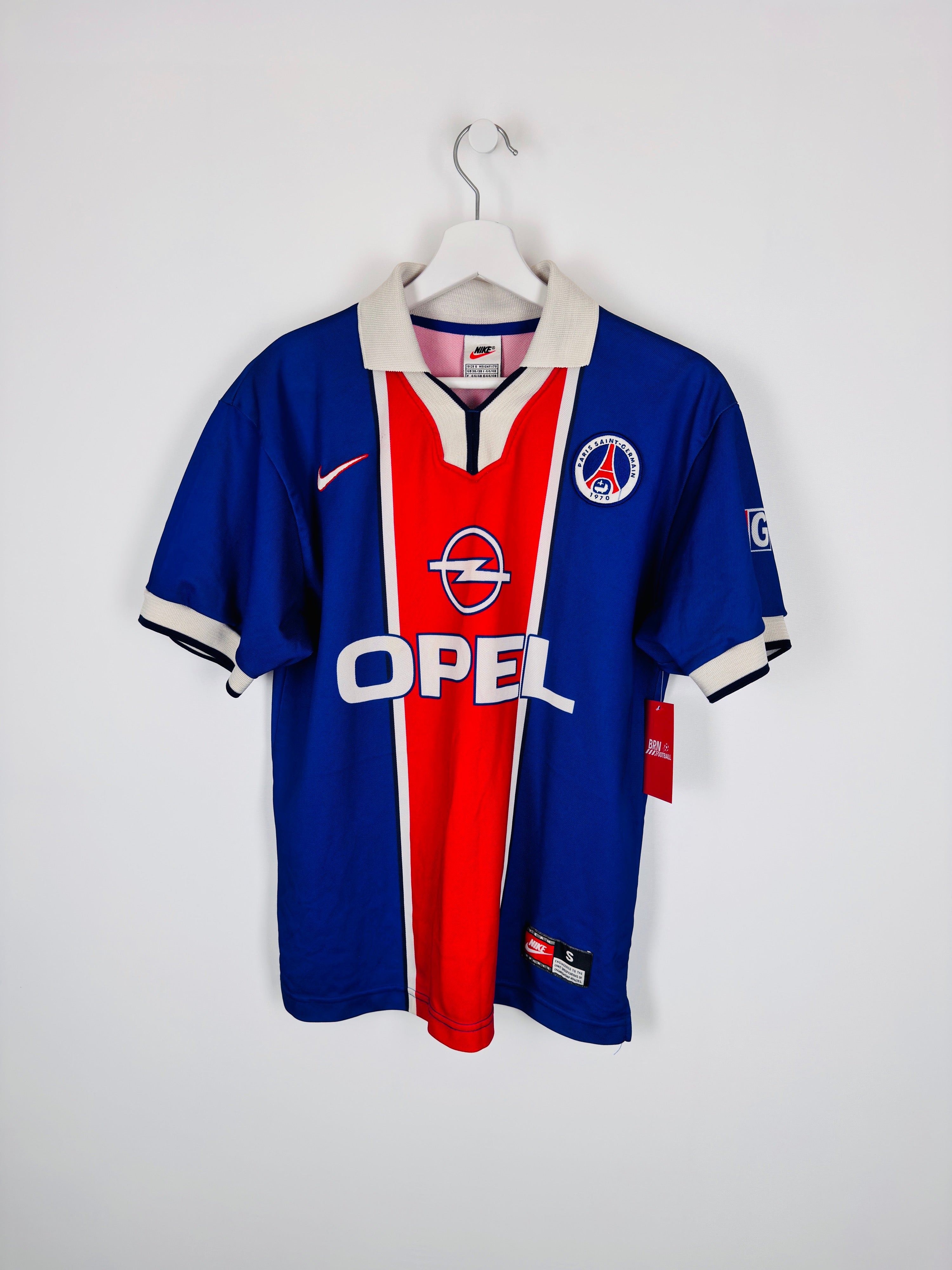 PSG FOOTBALL JERSEY 1997/1998 HOME - NGOTTY #4 (S)
