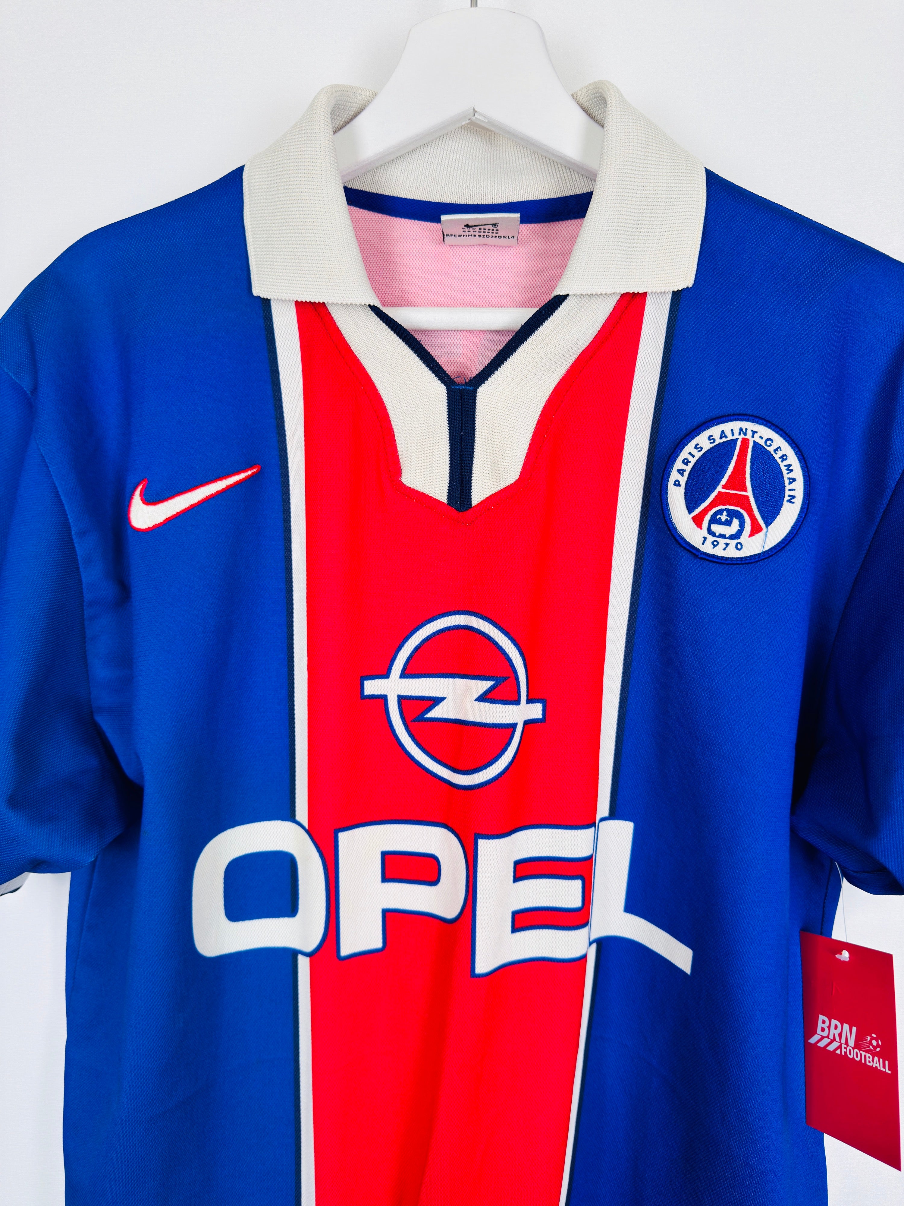 PSG FOOTBALL JERSEY 1997/1998 HOME - NGOTTY #4 (S)