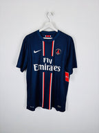 PSG 2012/2013 HOME FOOTBALL JERSEY - IBRAHIMOVIC #18 (L)