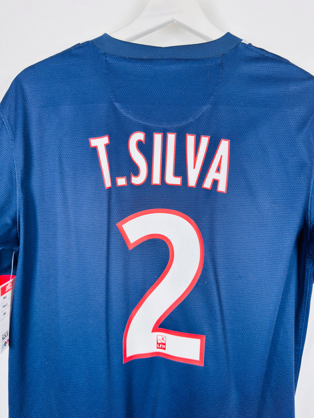 PSG 2013/2014 HOME FOOTBALL SHIRT - T.SILVA #2 (M)