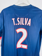 PSG 2013/2014 HOME FOOTBALL SHIRT - T.SILVA #2 (M)
