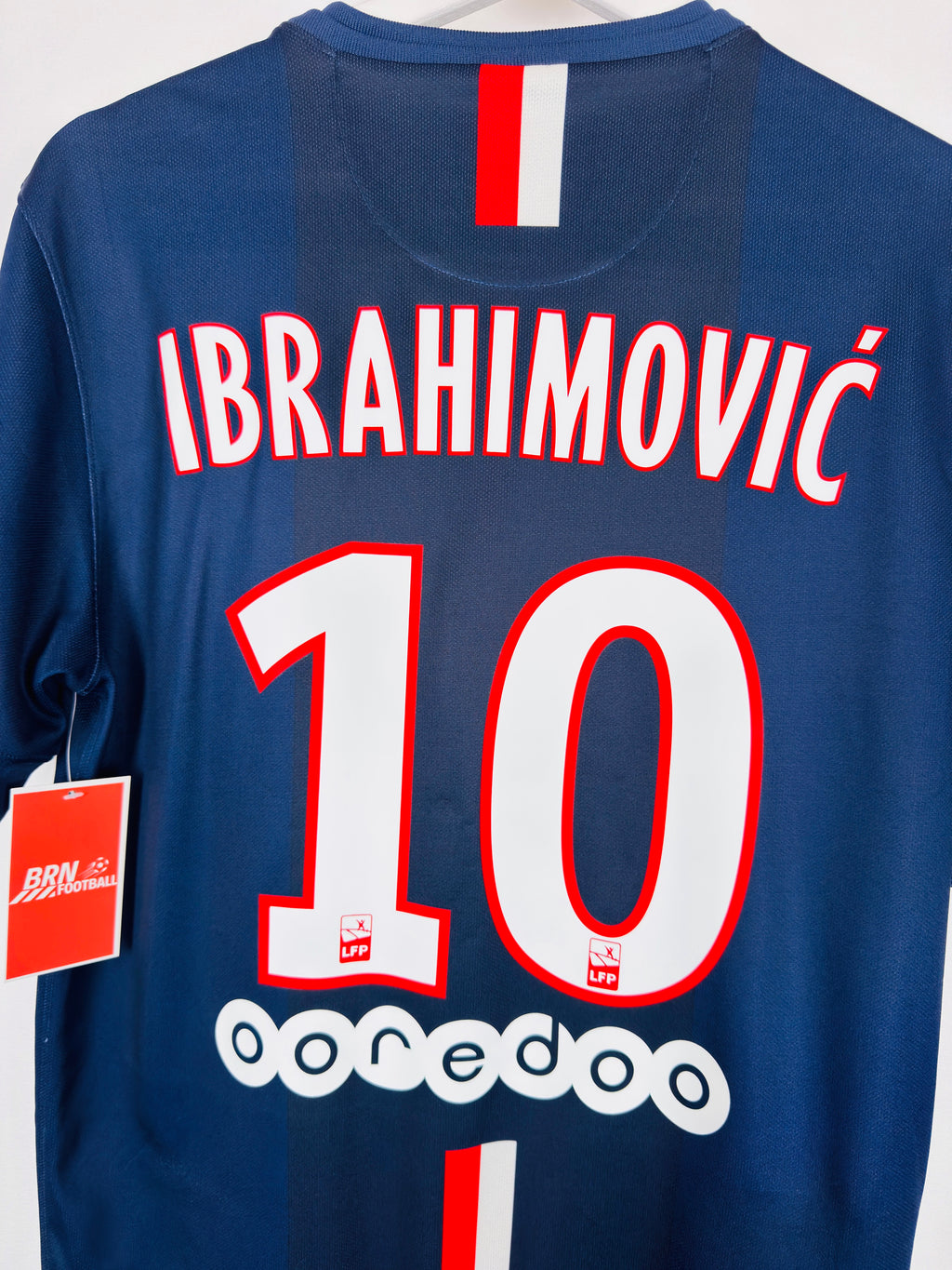 PSG 2014/2015 HOME FOOTBALL SHIRT - IBRAHIMOVIC #10 (S)