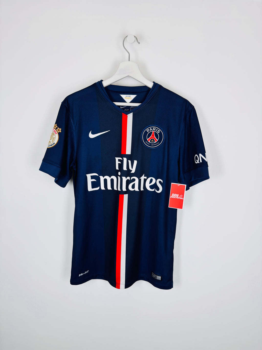 PSG 2014/2015 HOME FOOTBALL SHIRT - IBRAHIMOVIC #10 (S)