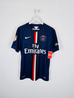 PSG 2014/2015 HOME FOOTBALL SHIRT - IBRAHIMOVIC #10 (S)