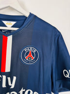 PSG 2014/2015 HOME FOOTBALL SHIRT - IBRAHIMOVIC #10 (S)