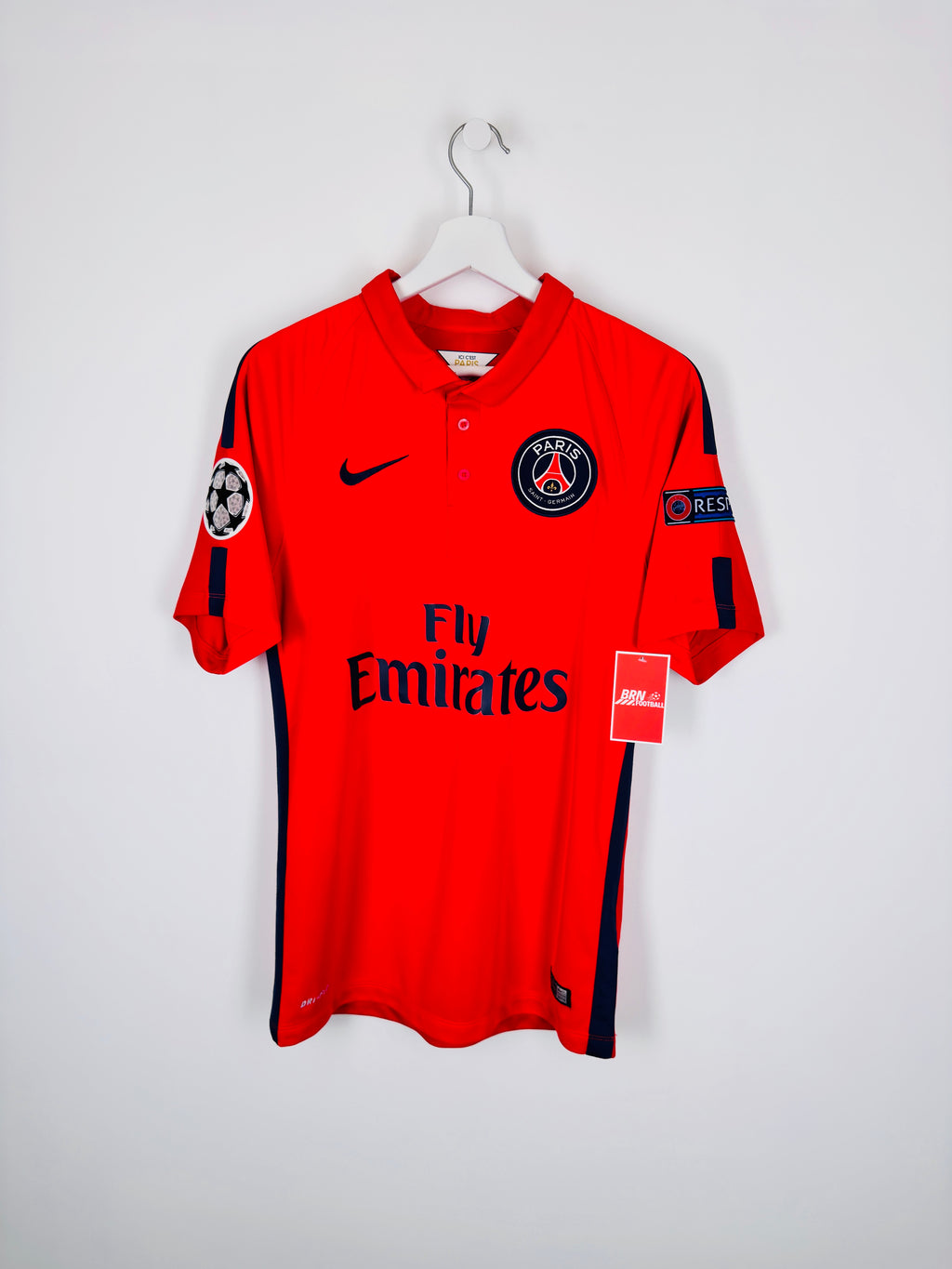 PSG FOOTBALL JERSEY 2014/2015 THIRD - T.SILVA #2 (S)