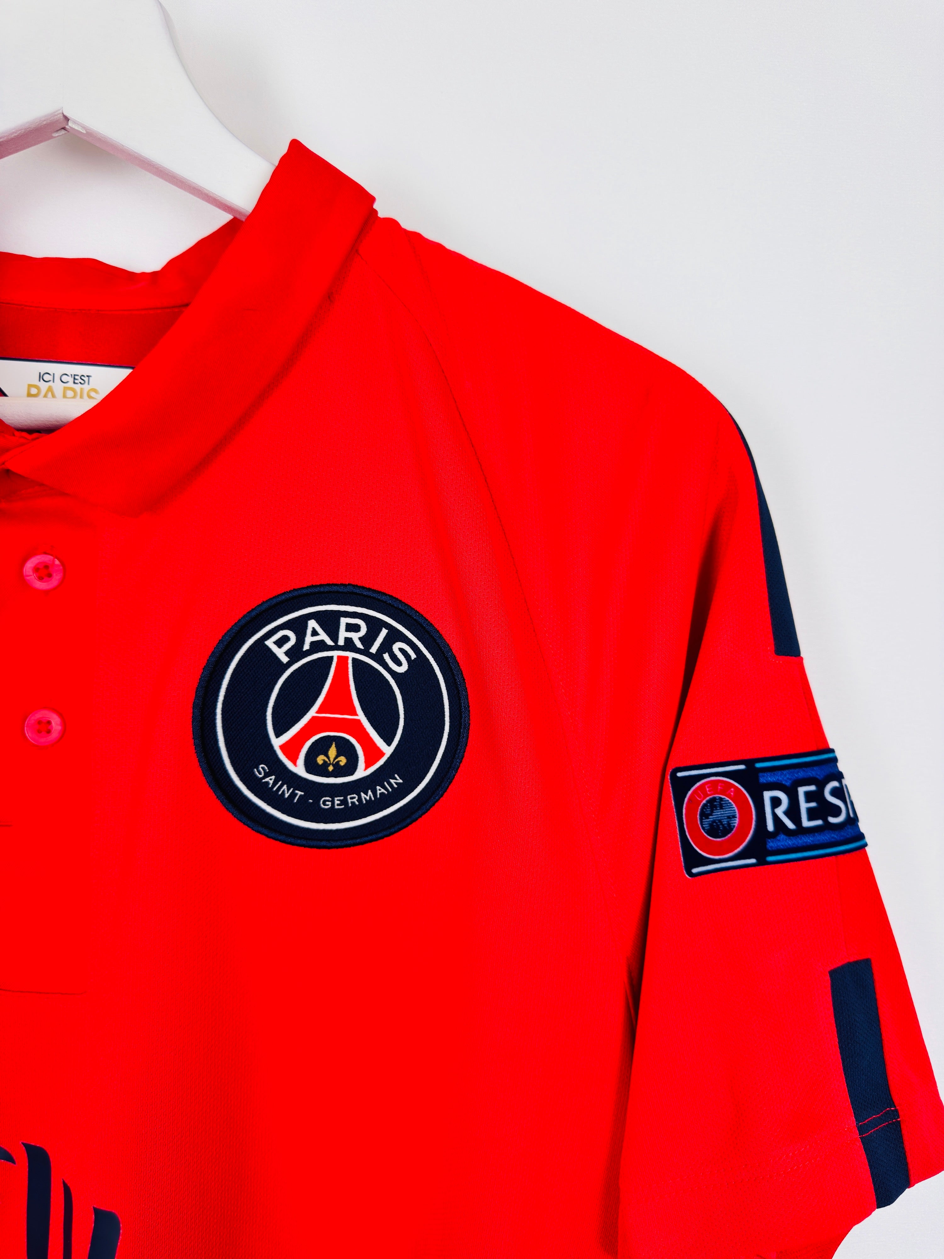 PSG FOOTBALL JERSEY 2014/2015 THIRD - T.SILVA #2 (S)