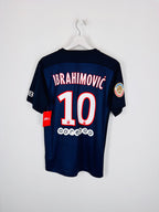 PSG 2015/2016 HOME FOOTBALL JERSEY - IBRAHIMOVIC #10 (S)
