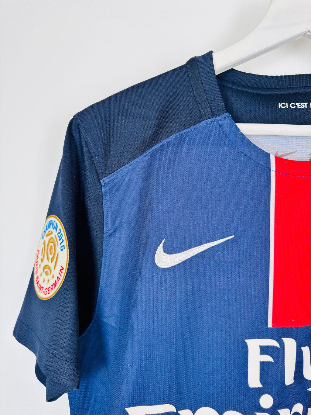 PSG 2015/2016 HOME FOOTBALL JERSEY - IBRAHIMOVIC #10 (S)
