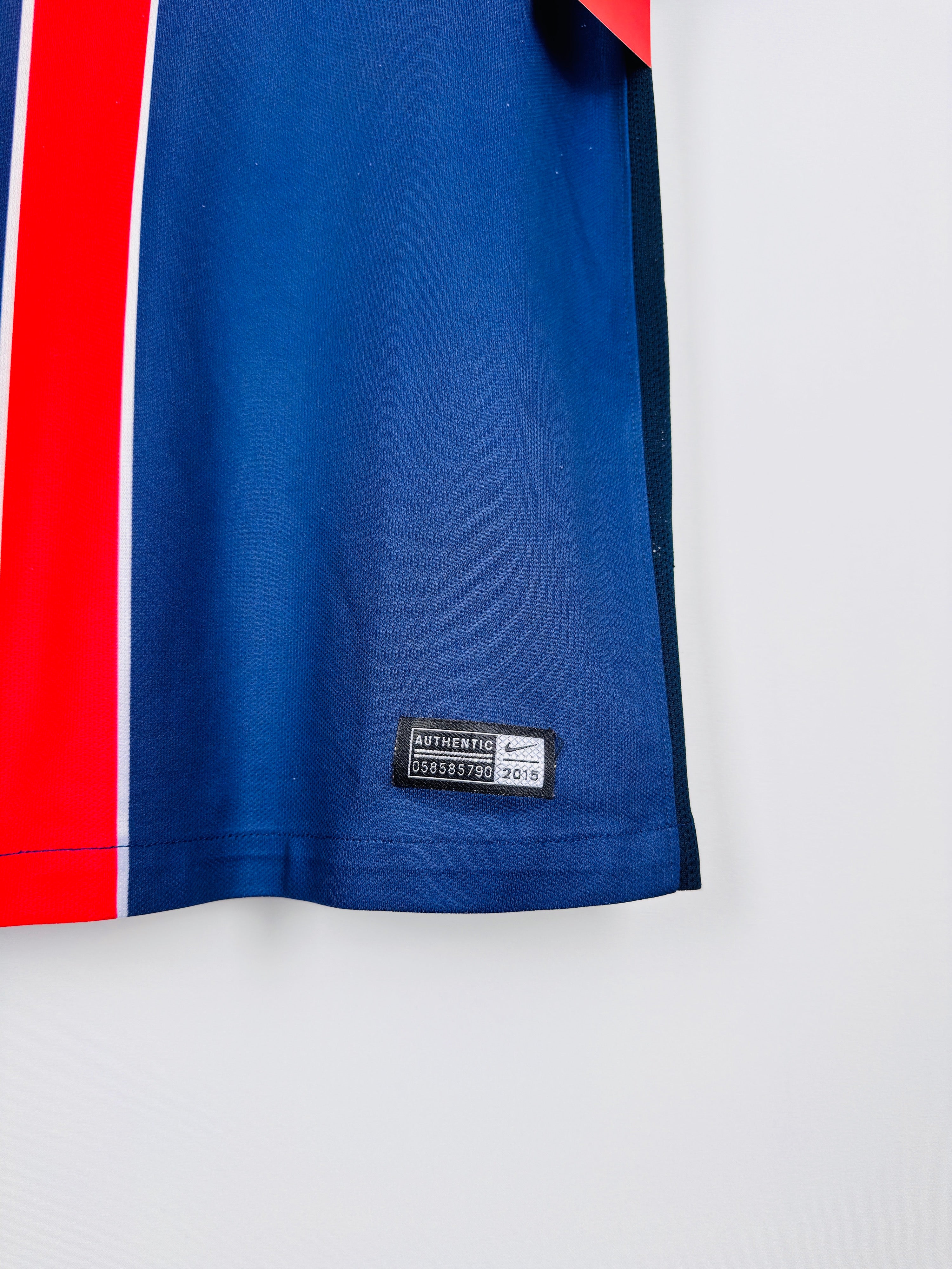 PSG 2015/2016 HOME FOOTBALL JERSEY - IBRAHIMOVIC #10 (S)