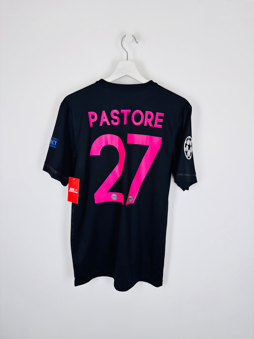FOOTBALL JERSEY PSG 2015/2016 THIRD - PASTORE #27 (S)