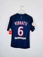 PSG FOOTBALL JERSEY 2016/2017 HOME - VERRATTI #6 (S)