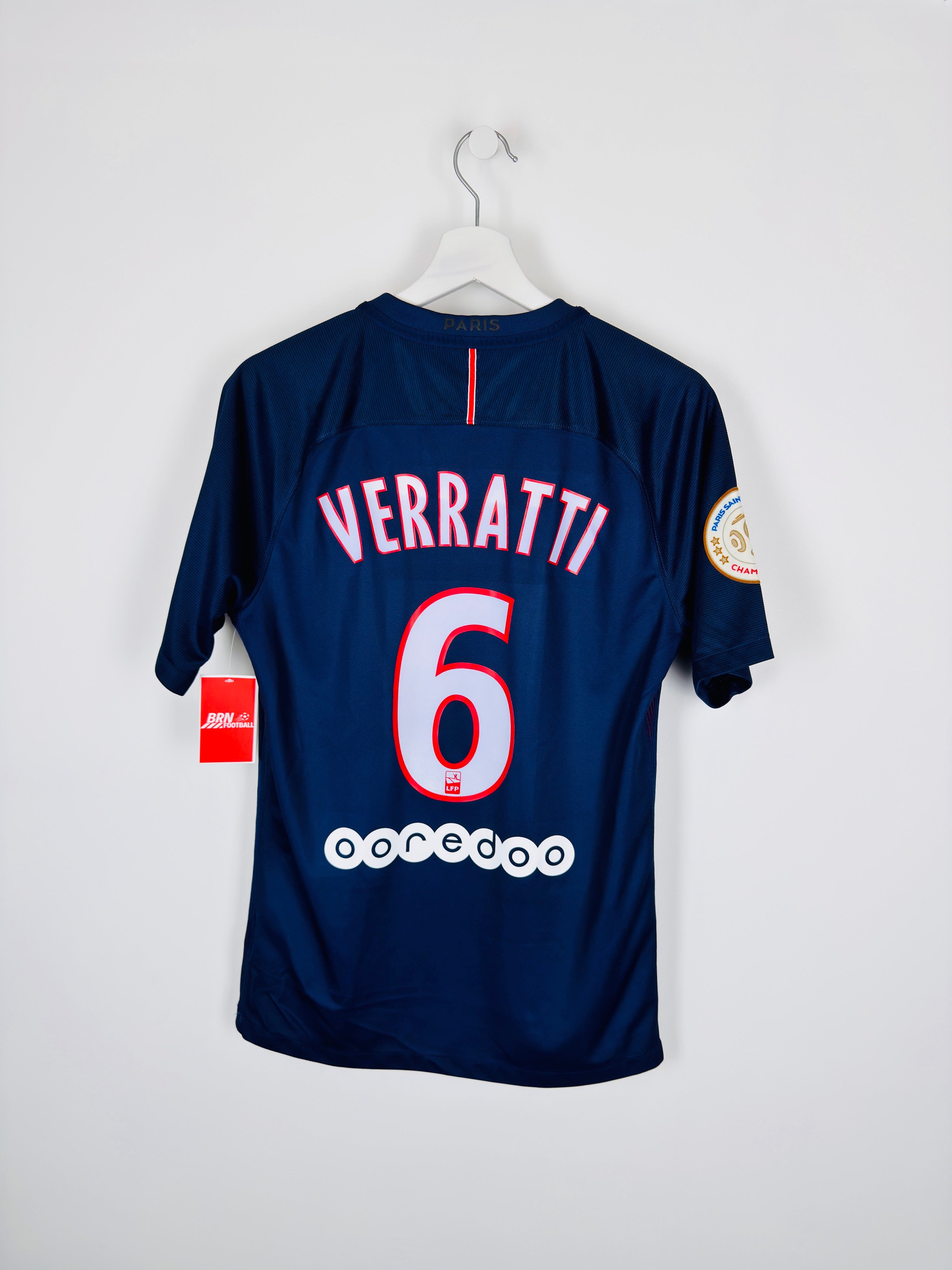 PSG FOOTBALL JERSEY 2016/2017 HOME - VERRATTI #6 (S)
