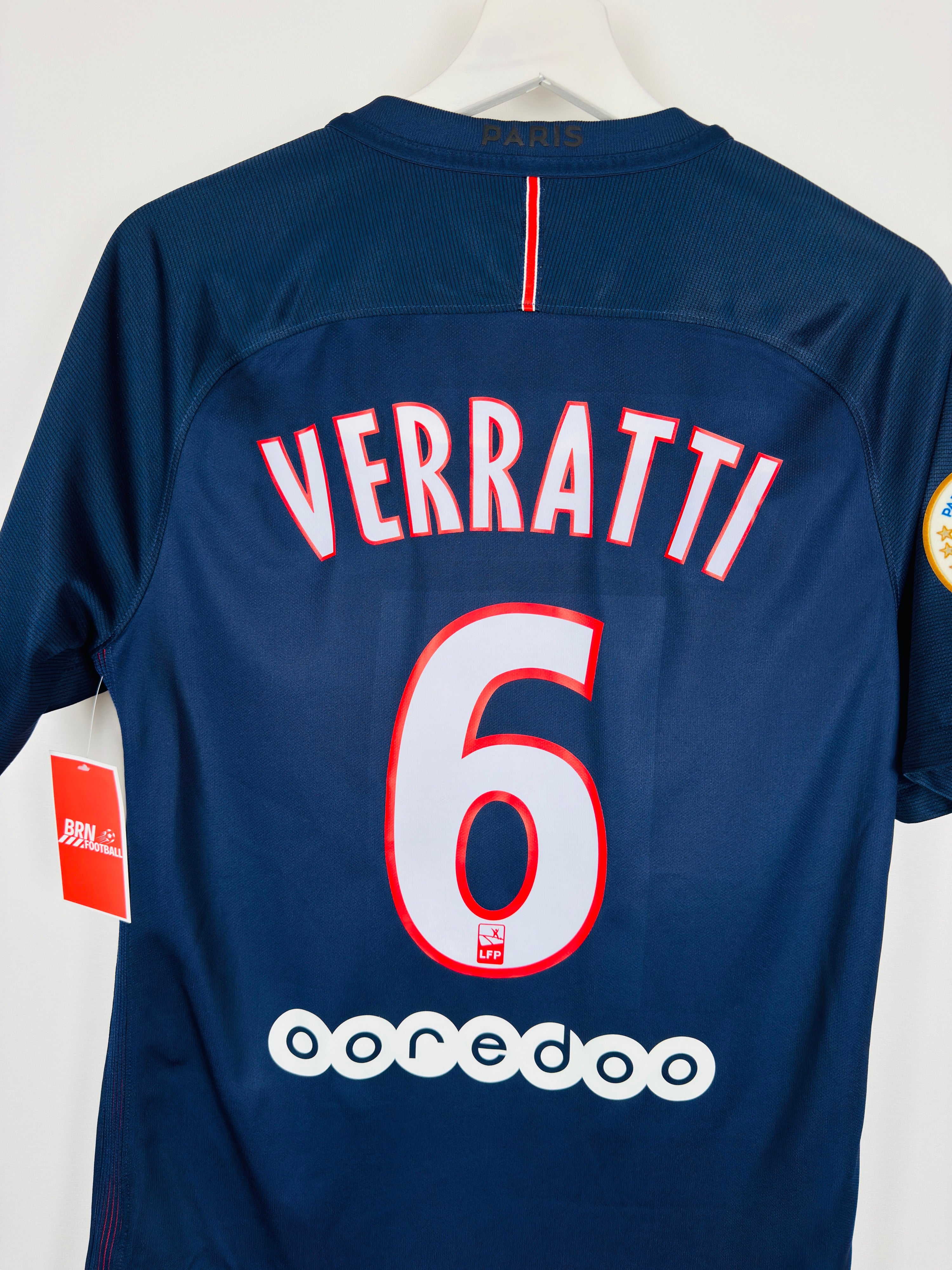 PSG FOOTBALL JERSEY 2016/2017 HOME - VERRATTI #6 (S)