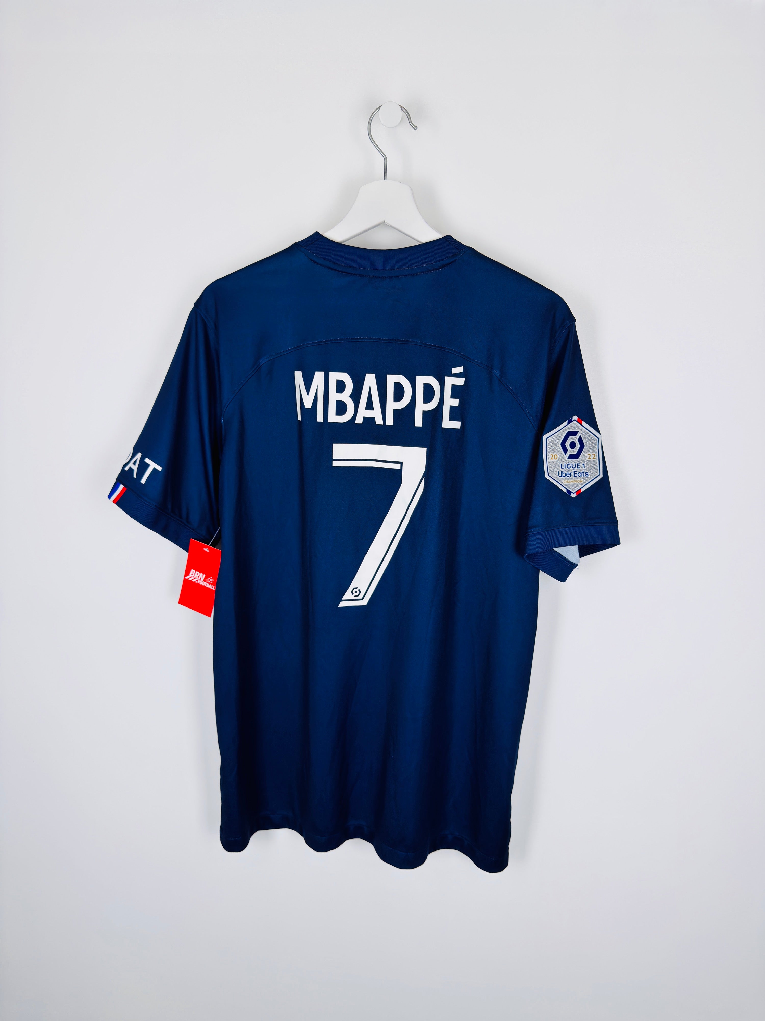 PSG 2022/2023 HOME FOOTBALL JERSEY - MBAPPÉ #7 (L)