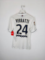 PSG 2014/2015 AWAY FOOTBALL JERSEY PRO STOCK - VERRATTI #24 (S)
