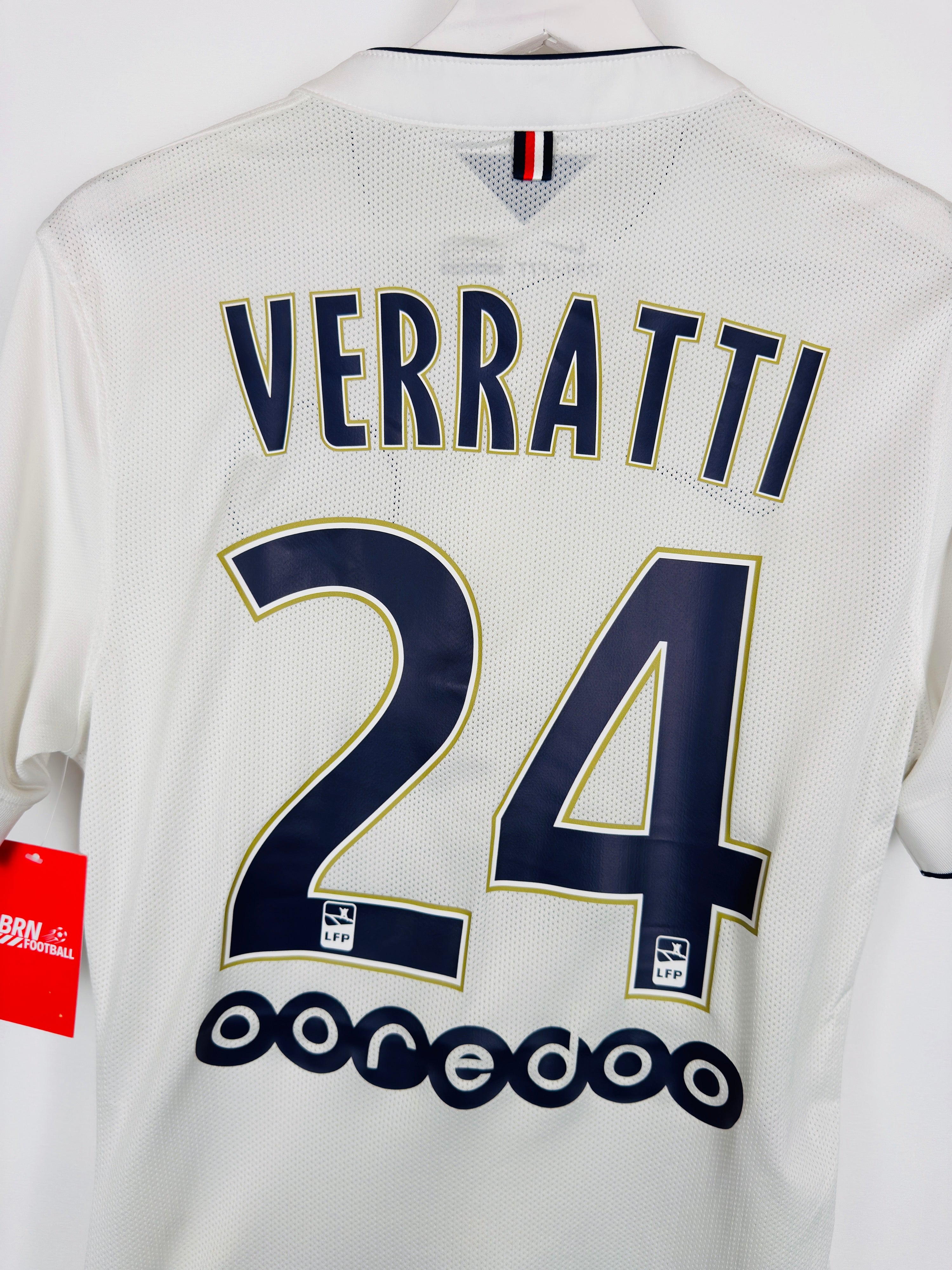 PSG 2014/2015 AWAY FOOTBALL JERSEY PRO STOCK - VERRATTI #24 (S)
