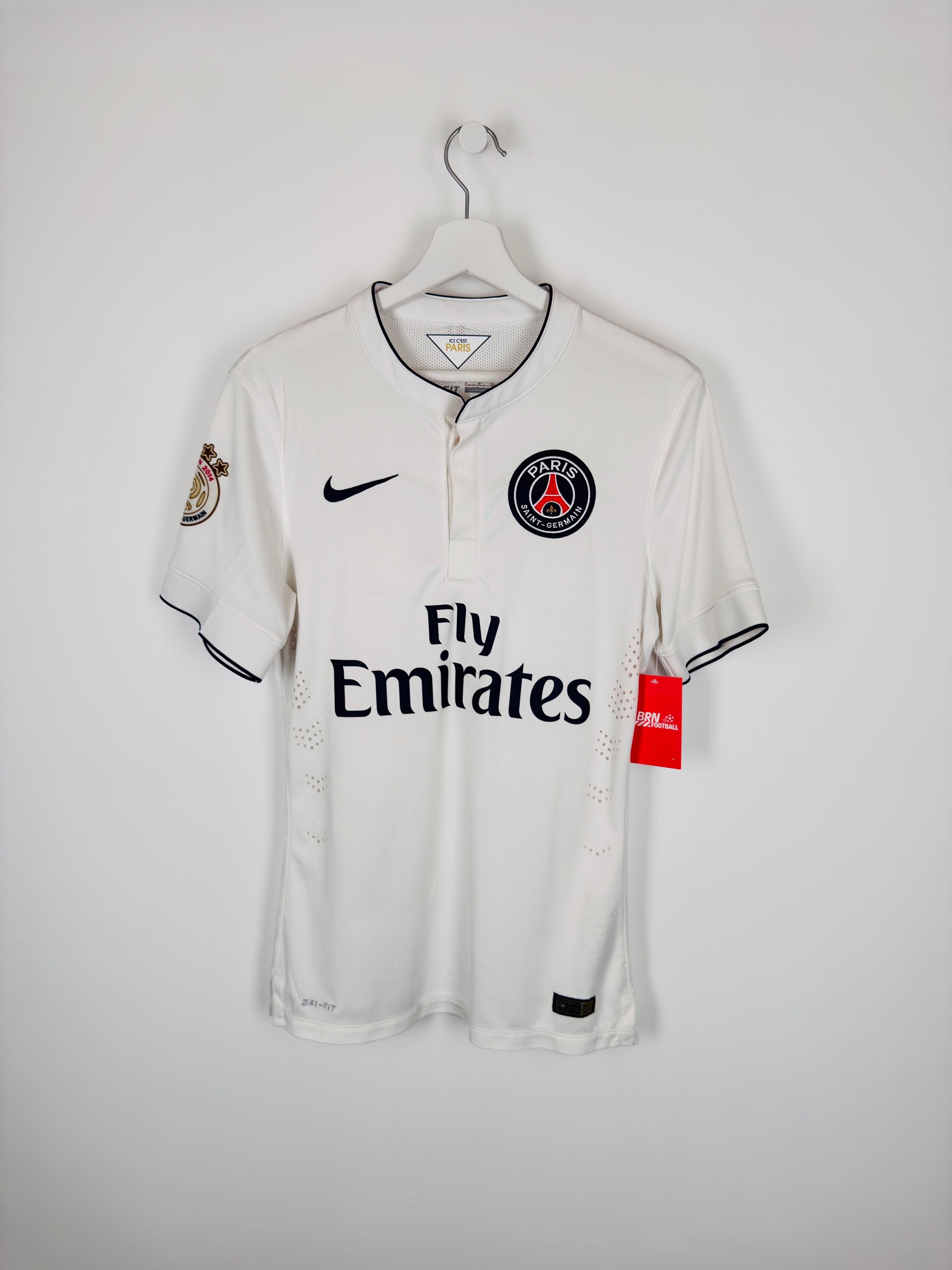 PSG 2014/2015 AWAY FOOTBALL JERSEY PRO STOCK - VERRATTI #24 (S)