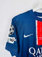 PSG 2024/2025 HOME FOOTBALL JERSEY - O.DEMBÉLÉ #10 (WOMEN'S SIZE M)