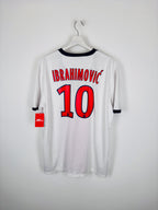 PSG 2013/2014 AWAY FOOTBALL SHIRT - IBRAHIMOVIC #10 (XL)