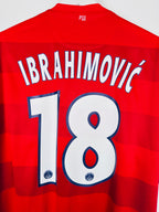 PSG 2012/2013 AWAY FOOTBALL SHIRT - IBRAHIMOVIC #18 (XL)