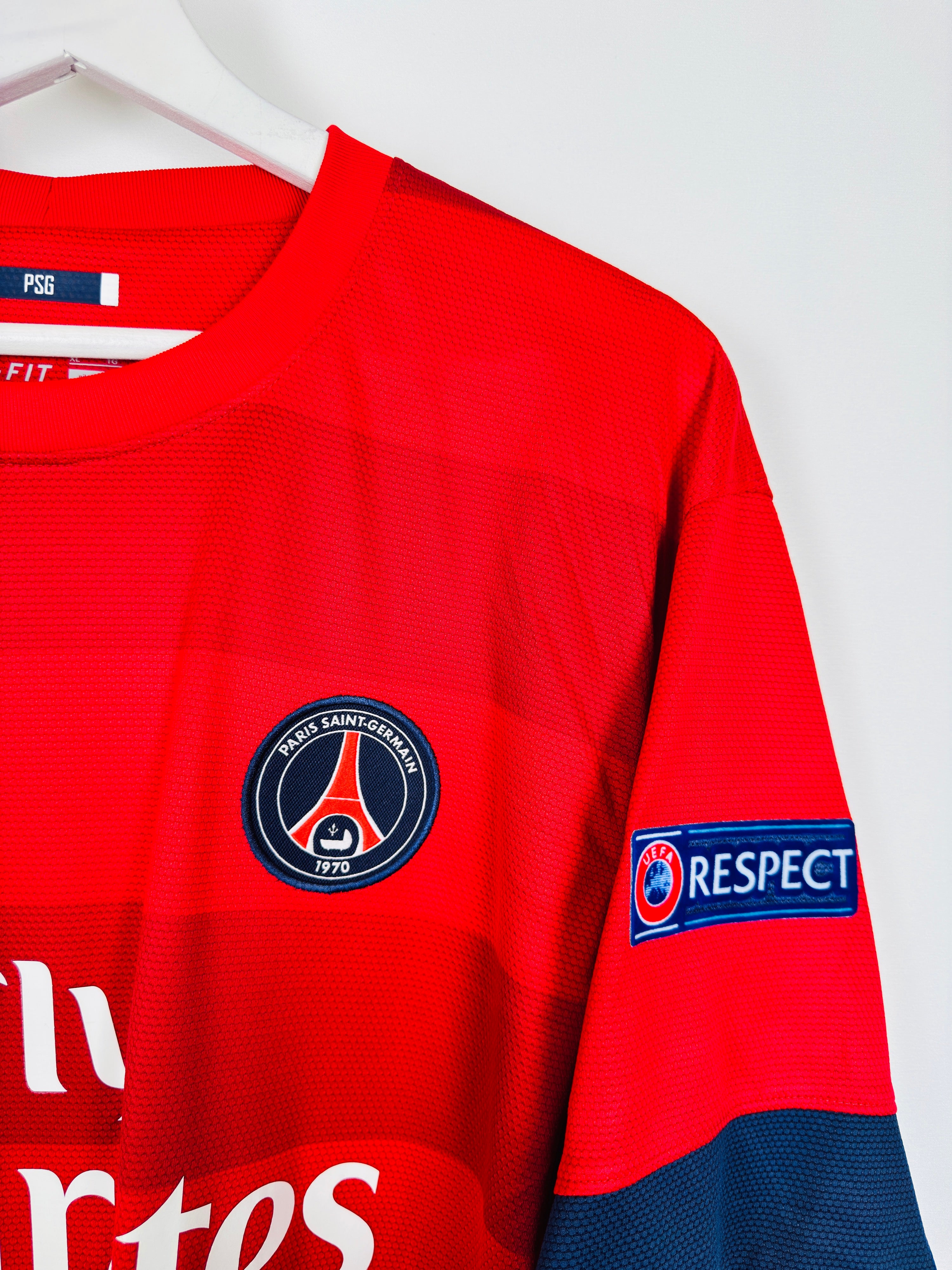 PSG 2012/2013 AWAY FOOTBALL SHIRT - IBRAHIMOVIC #18 (XL)