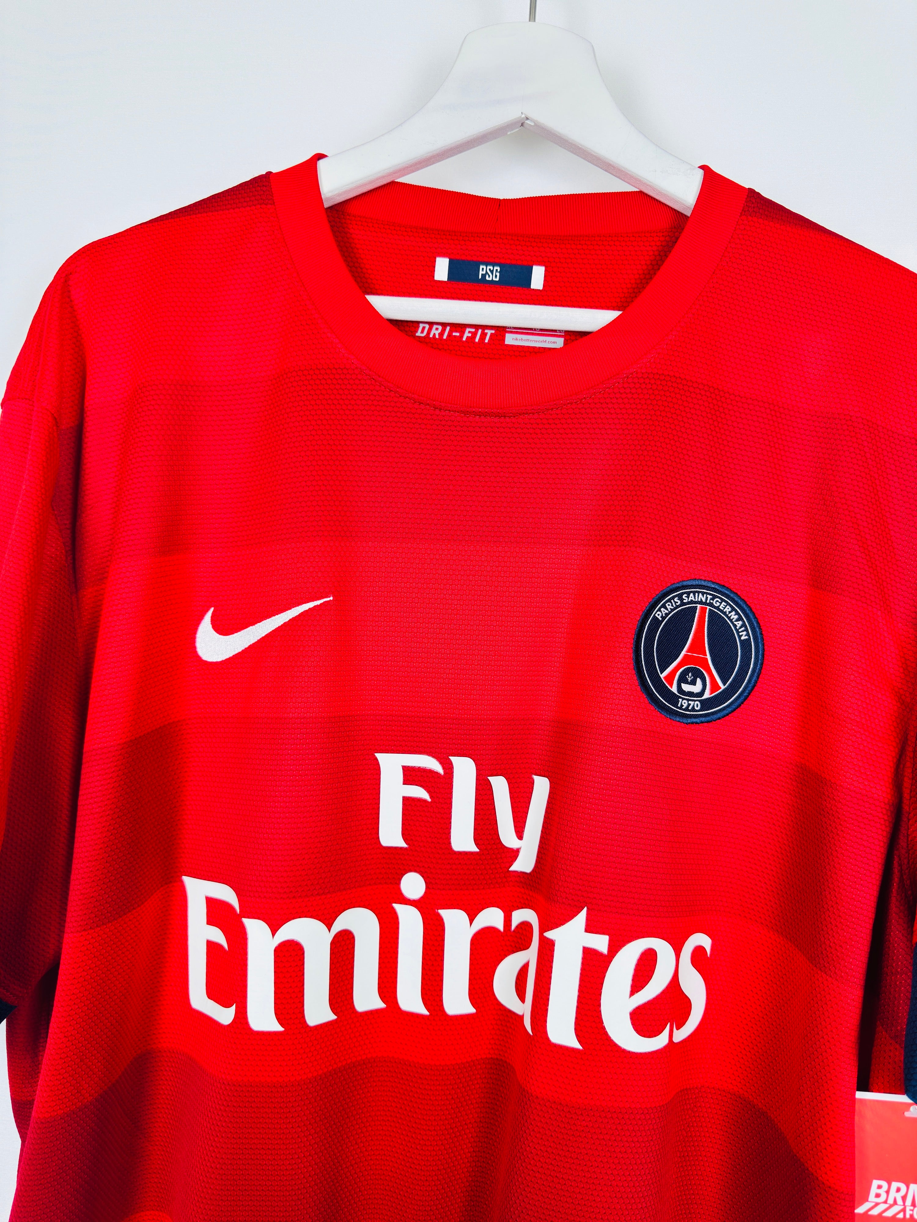 PSG 2012/2013 AWAY FOOTBALL SHIRT - IBRAHIMOVIC #18 (XL)