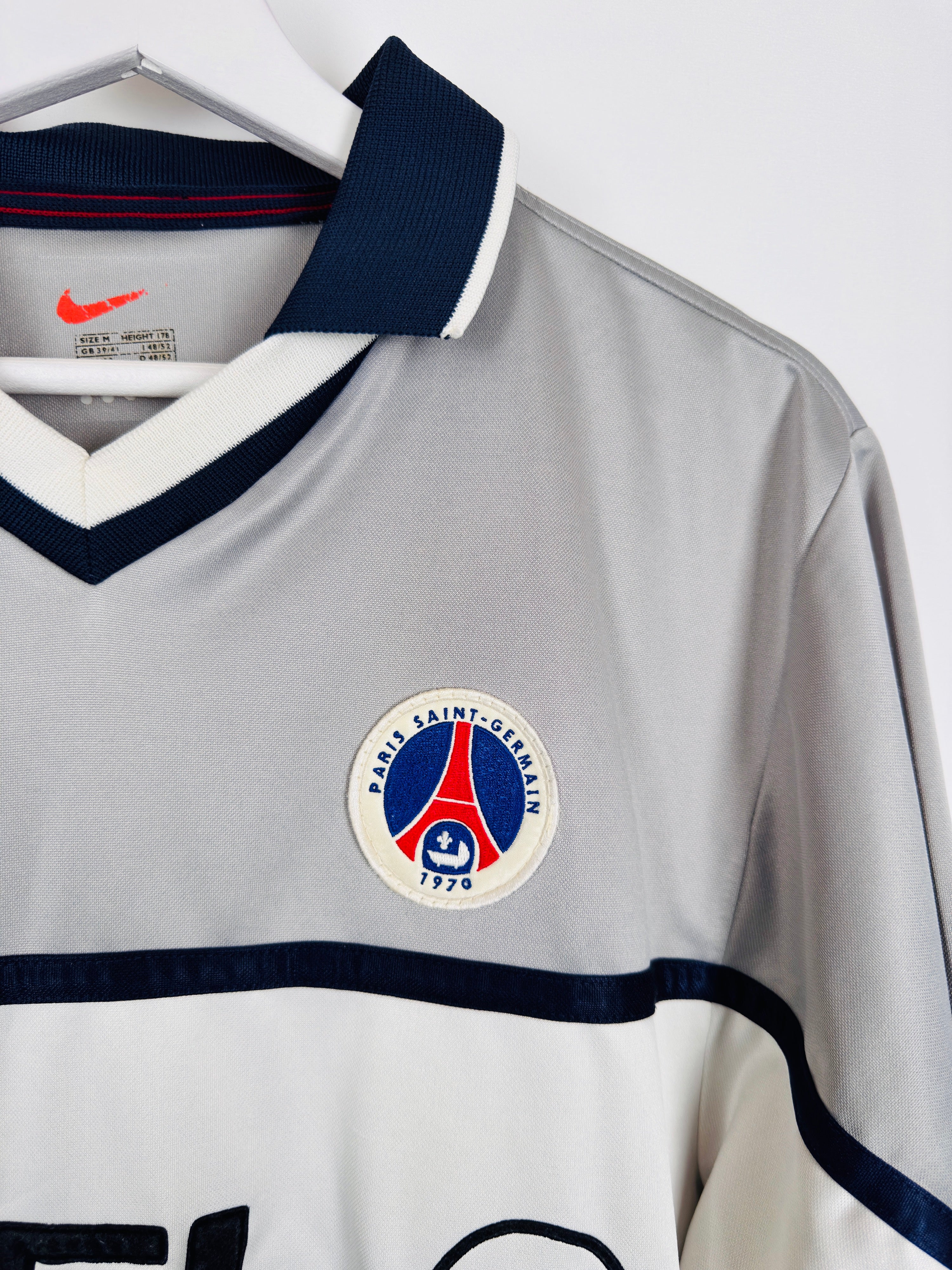 PSG 1999/2000 AWAY OPEL FOOTBALL SHIRT (M)