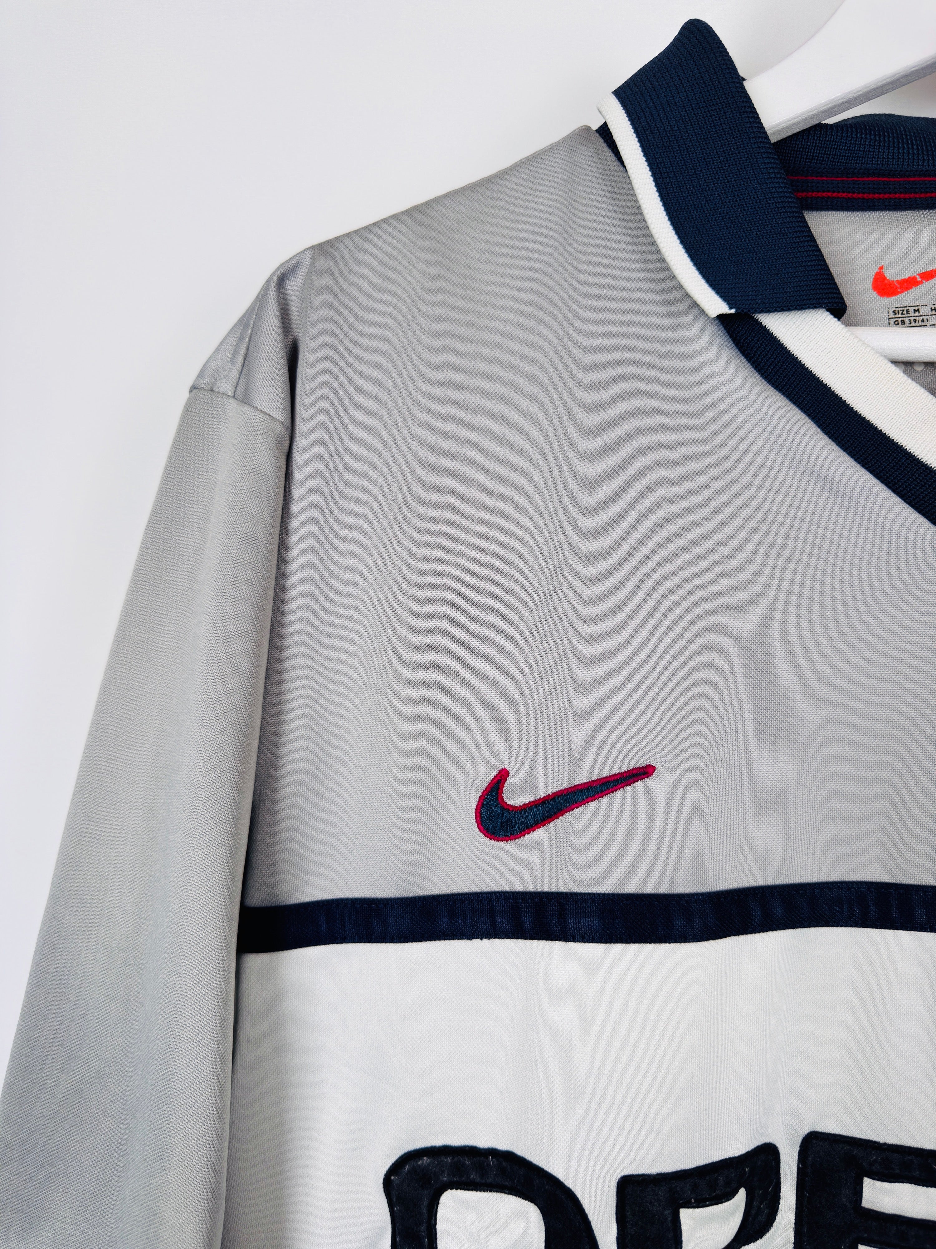 PSG 1999/2000 AWAY OPEL FOOTBALL SHIRT (M)