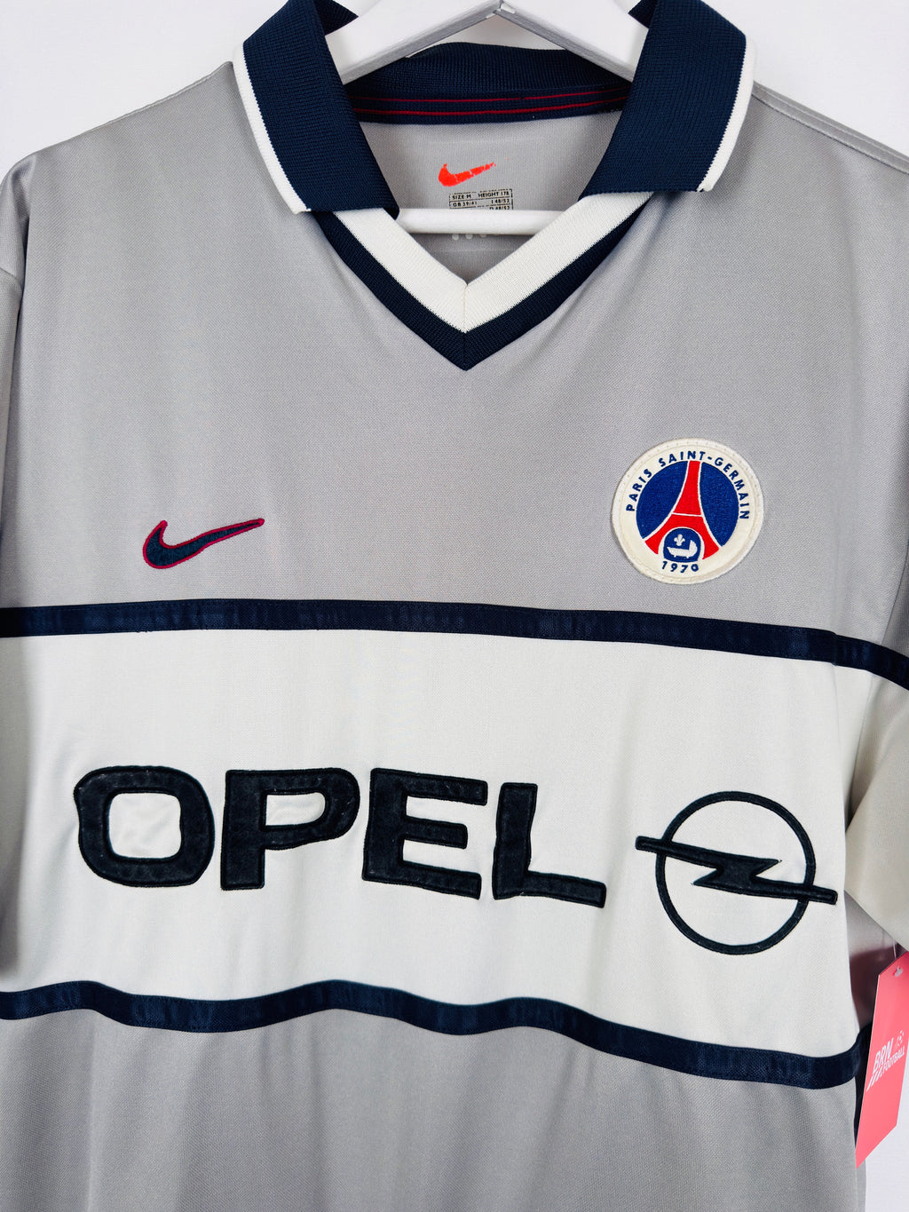 PSG 1999/2000 AWAY OPEL FOOTBALL SHIRT (M)
