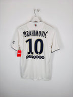 PSG 2014/2015 AWAY FOOTBALL SHIRT - IBRAHIMOVIC #10 (S)