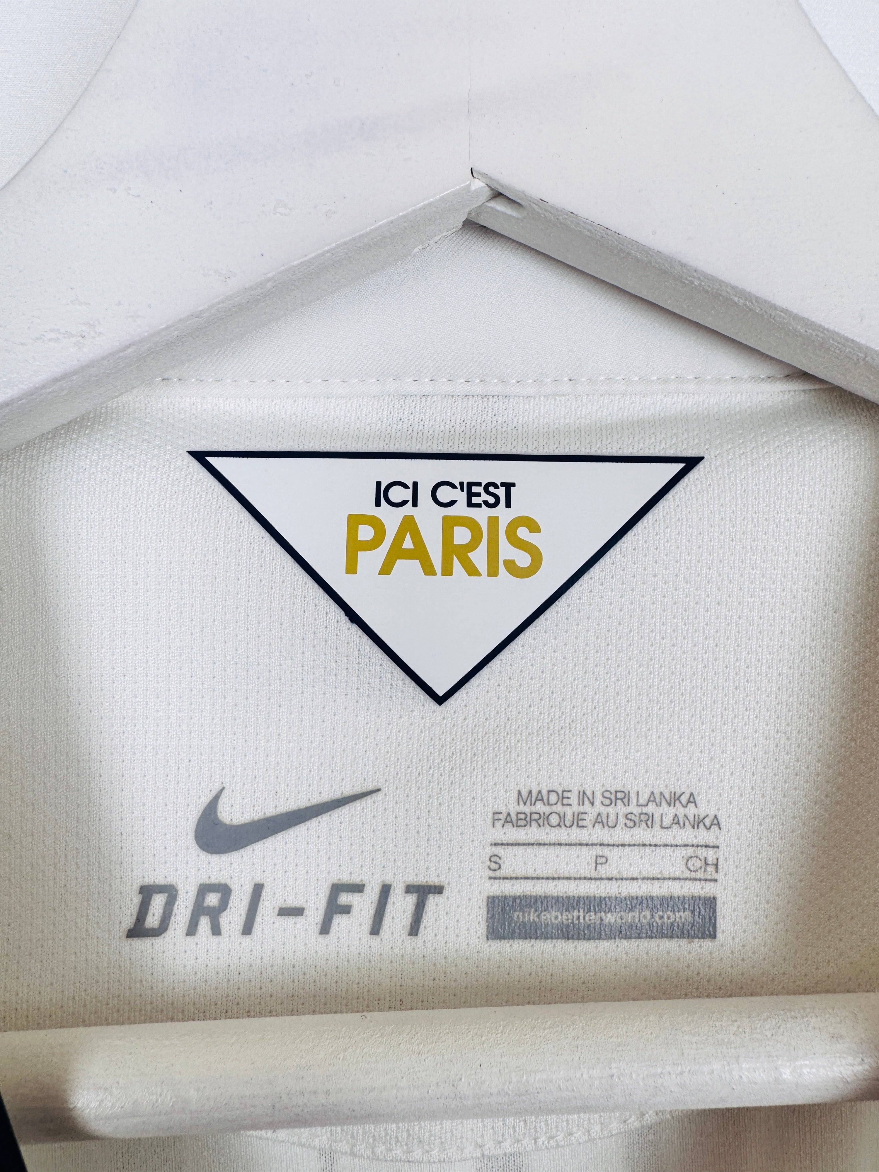 PSG 2014/2015 AWAY FOOTBALL SHIRT - IBRAHIMOVIC #10 (S)