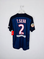PSG 2015/2016 HOME FOOTBALL JERSEY - T.SILVA #2 (M)