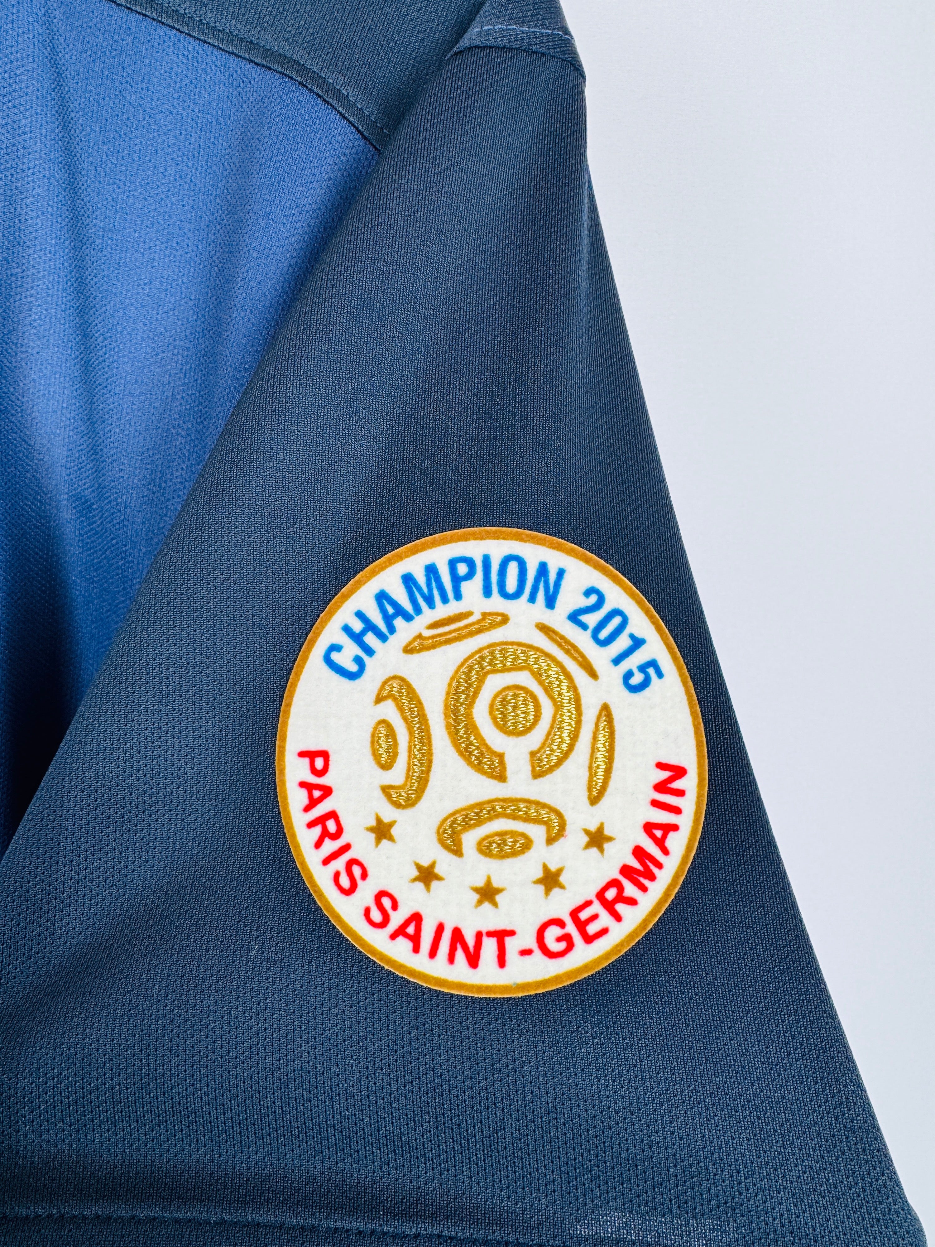 PSG 2015/2016 HOME FOOTBALL JERSEY - T.SILVA #2 (M)