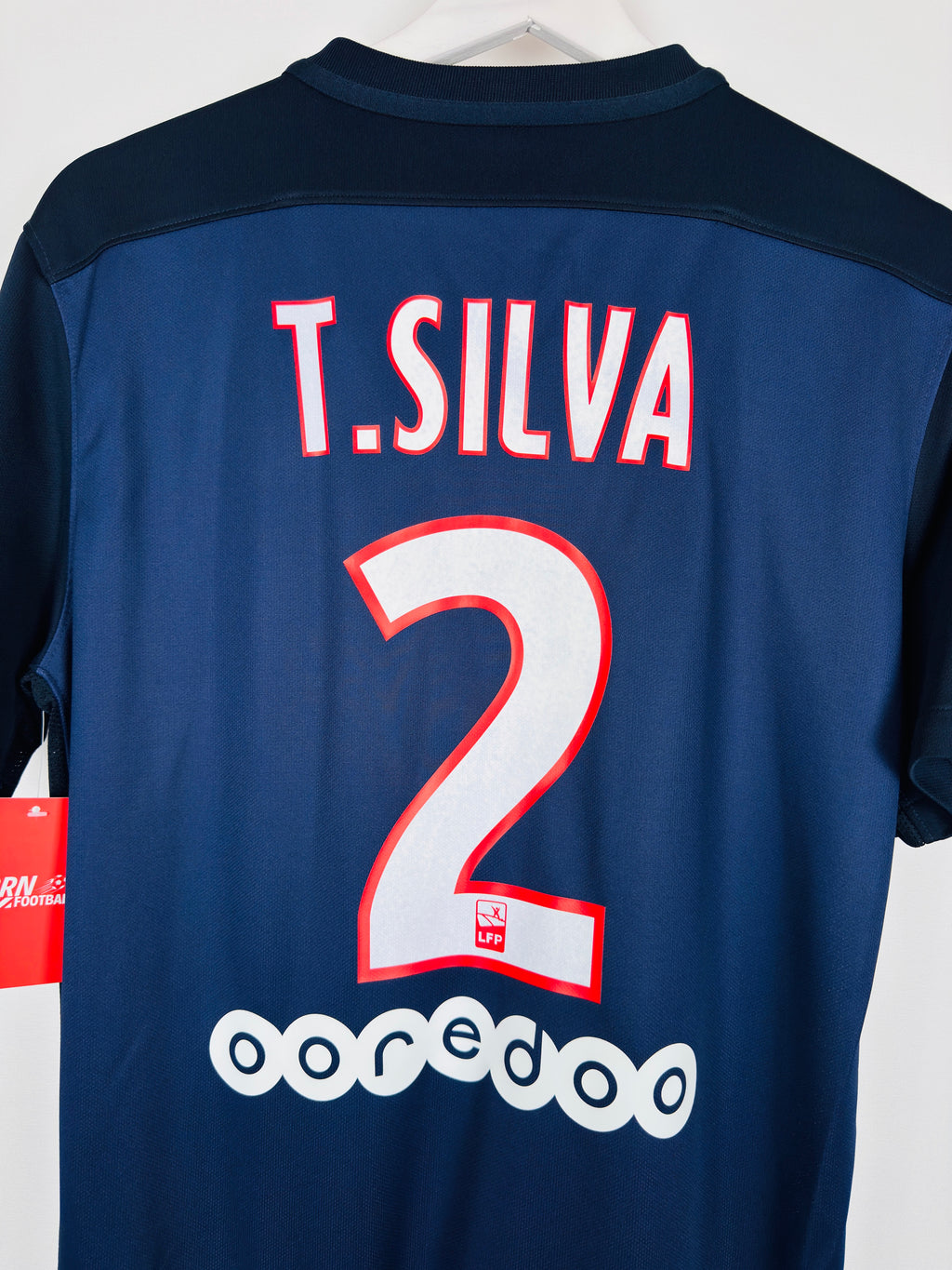 PSG 2015/2016 HOME FOOTBALL JERSEY - T.SILVA #2 (M)