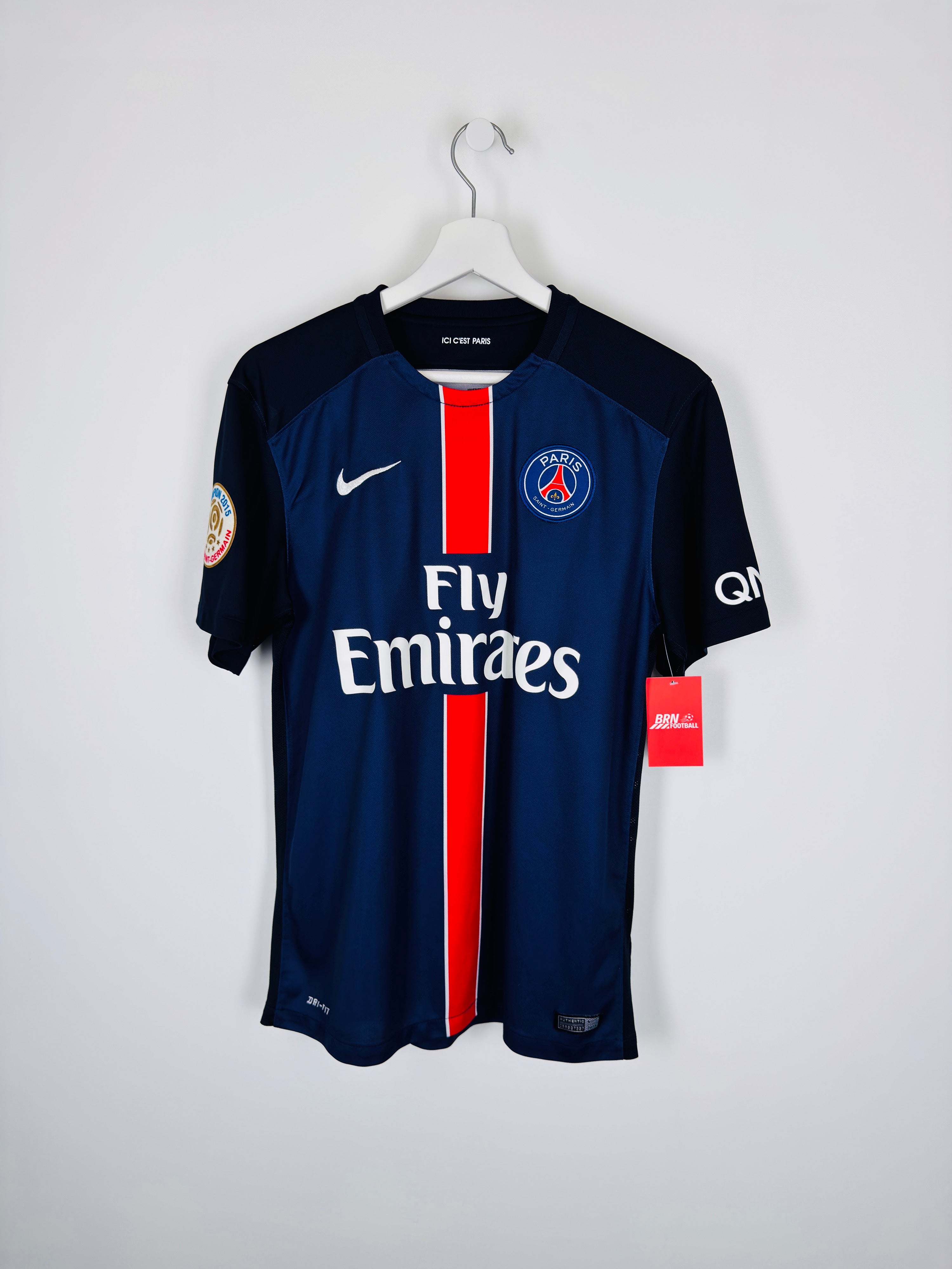 PSG 2015/2016 HOME FOOTBALL JERSEY - T.SILVA #2 (M)