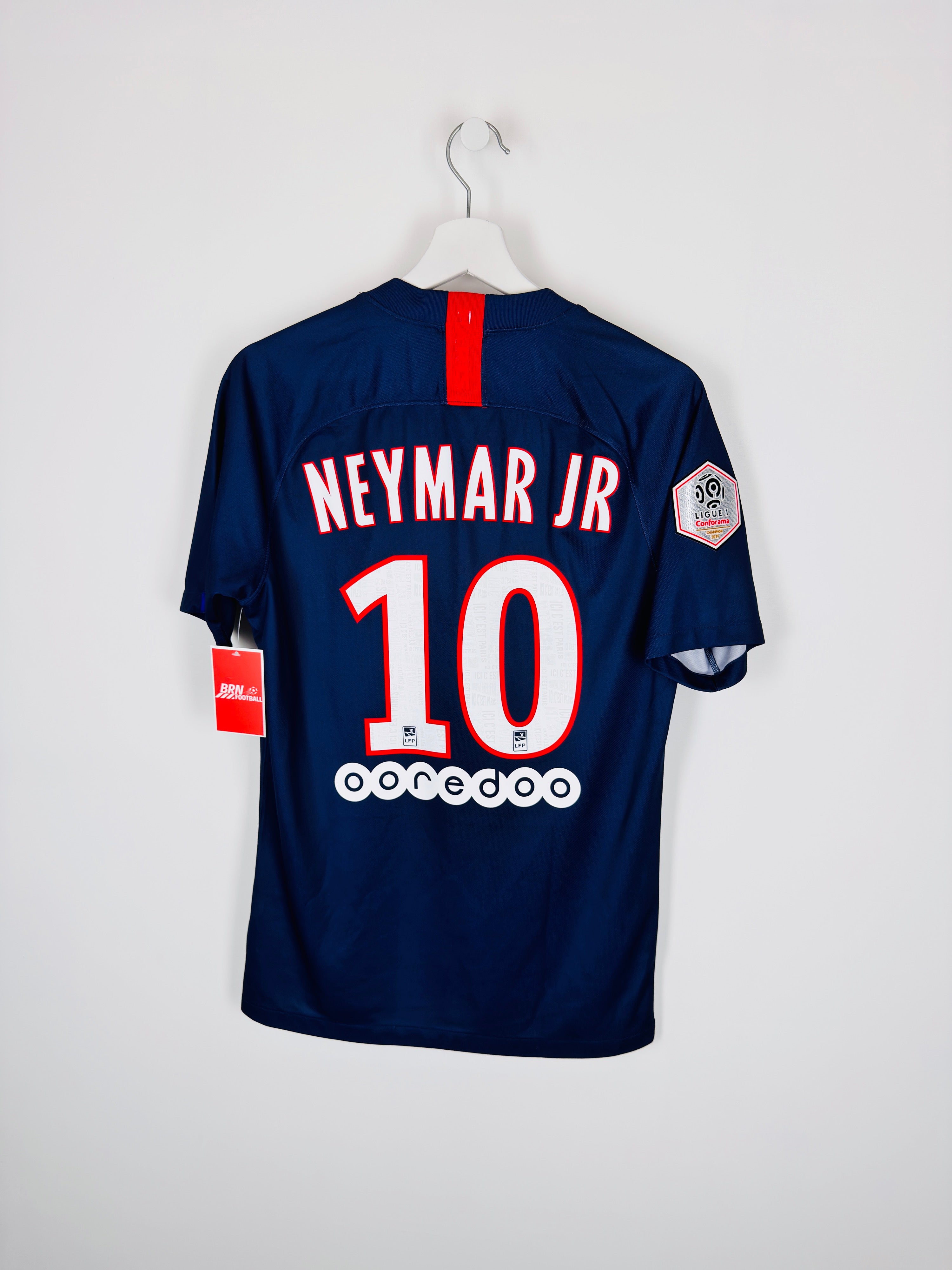 PSG 2019/2020 HOME FOOTBALL JERSEY - NEYMAR JR #10 (S)