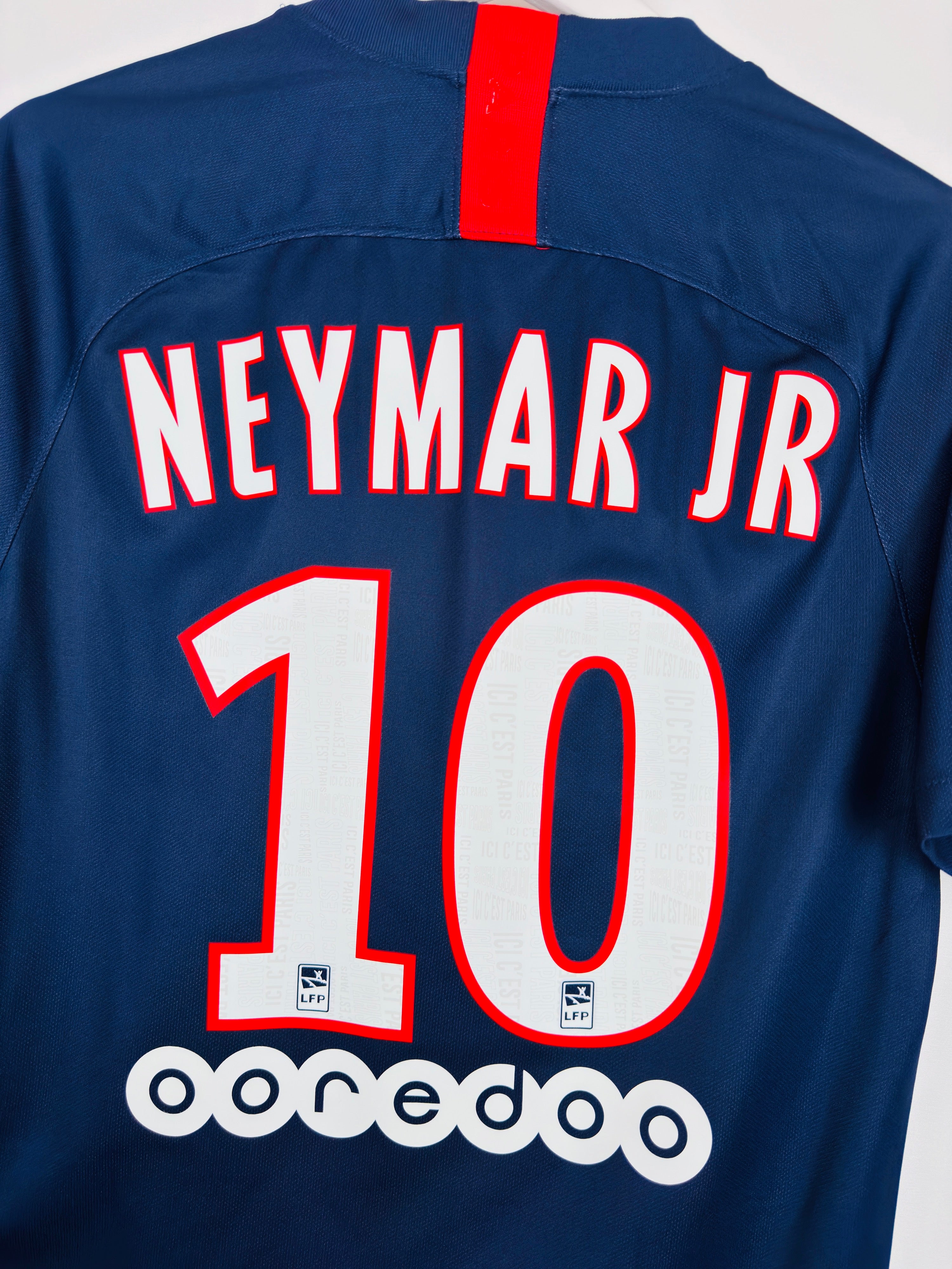 PSG 2019/2020 HOME FOOTBALL JERSEY - NEYMAR JR #10 (S)