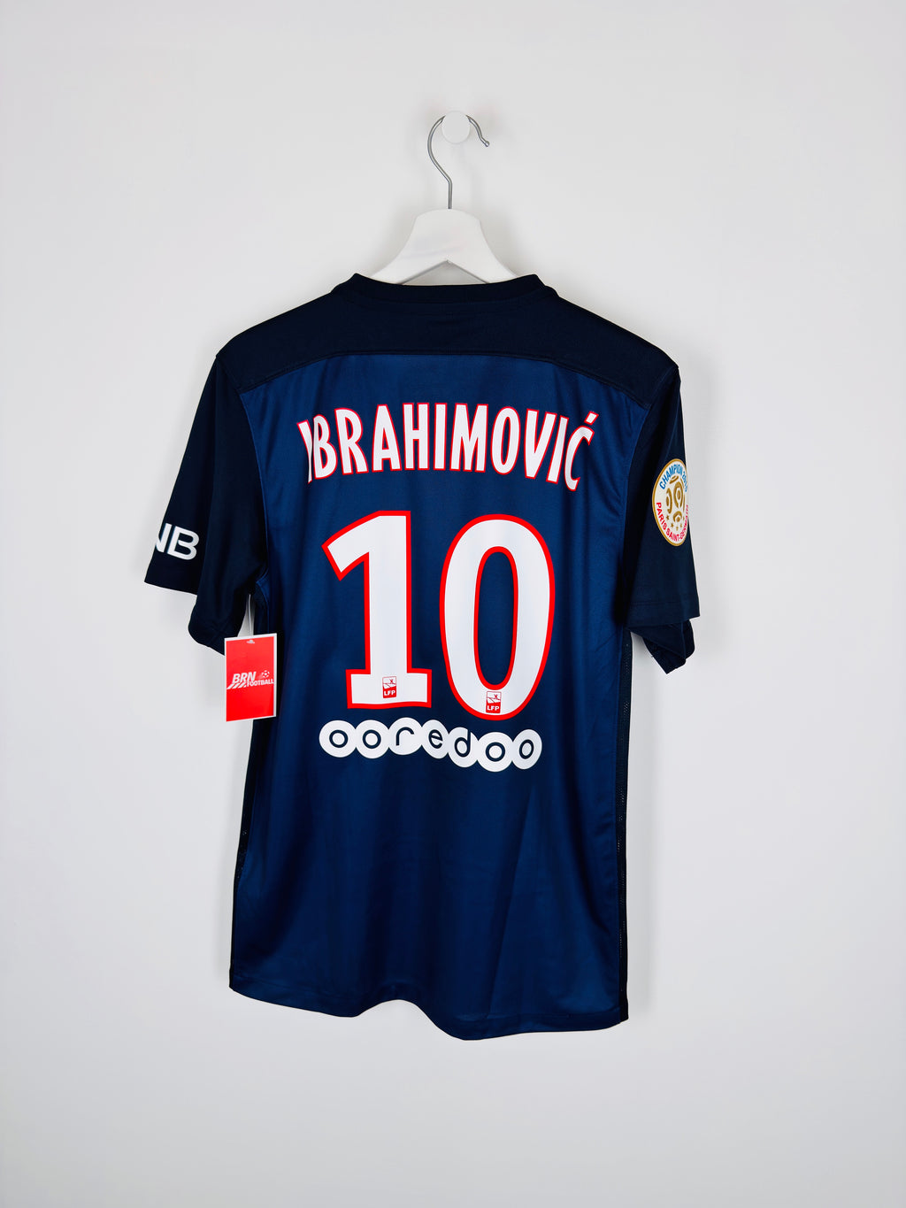 PSG HOME FOOTBALL JERSEY 2015/2016 - IBRAHIMOVIC #10 (S)