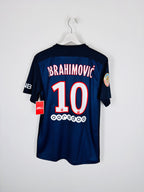 PSG HOME FOOTBALL JERSEY 2015/2016 - IBRAHIMOVIC #10 (S)