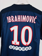 PSG HOME FOOTBALL JERSEY 2015/2016 - IBRAHIMOVIC #10 (S)